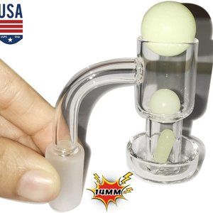 Festival Carnival kvarts glas Banger 90° (Glow blå)